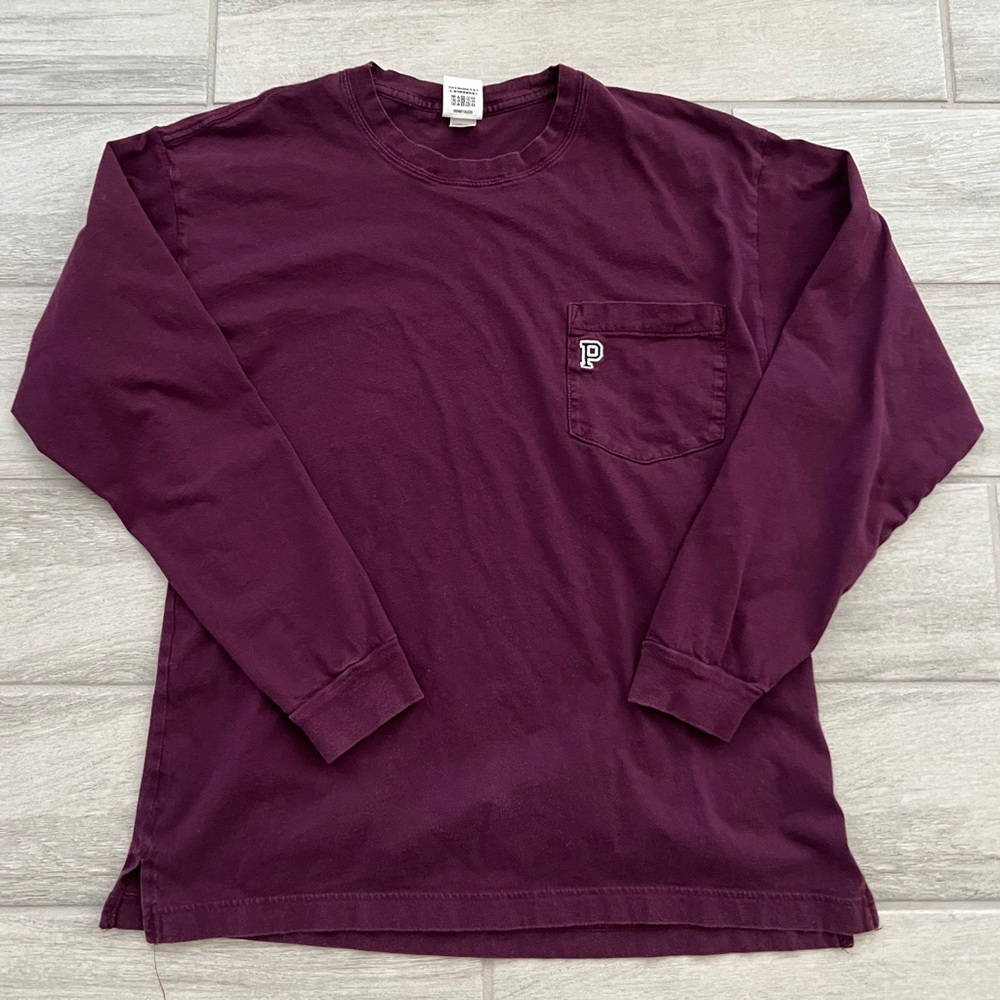 PINK Victoria’s Secret Campus Long Sleeve Shirt